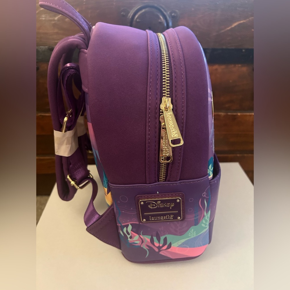 Loungefly Disney The Little Mermaid Castle Collection Mini Backpack - NWT - Picture 5 of 6